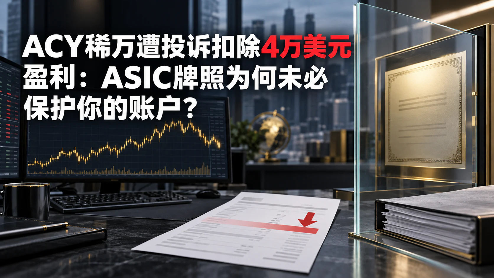 ACY稀万遭投诉扣除4万美元盈利：ASIC牌照为何未必保护你的账户？