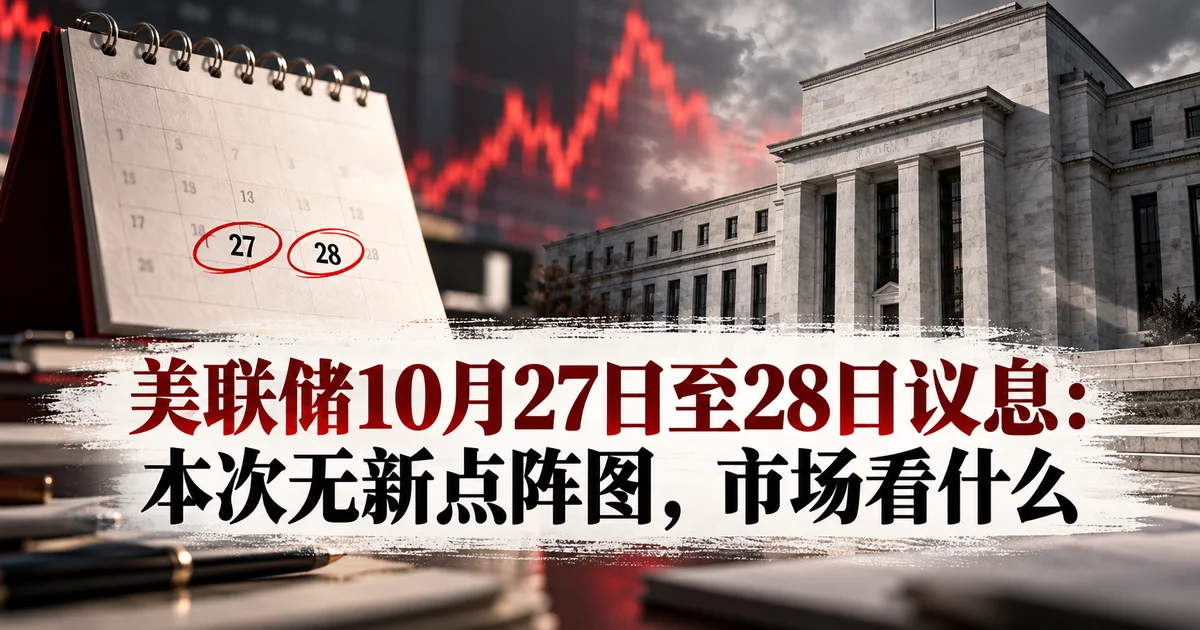 美联储10月27日至28日议息：本次无新点阵图，市场看什么