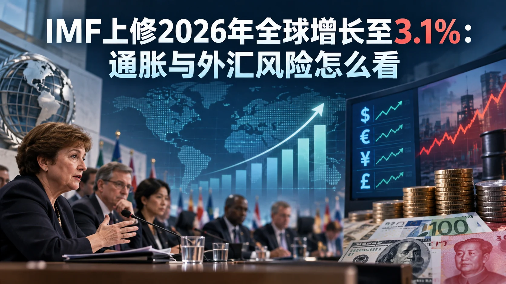 IMF上修2026年全球增长至3.1%：通胀与外汇风险怎么看