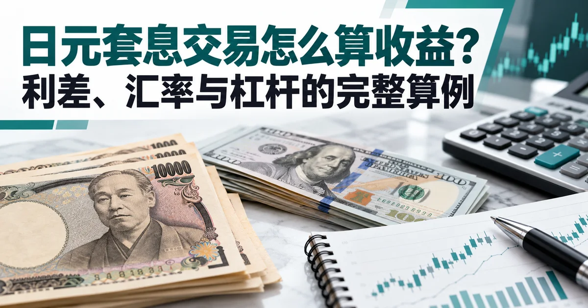 日元套息交易怎么算收益？利差、汇率与杠杆的完整算例